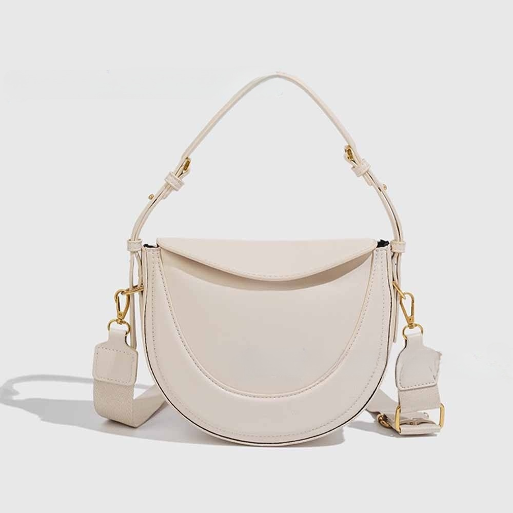 #268 Women's new one-shoulder messenger bag with advanced crescent bag